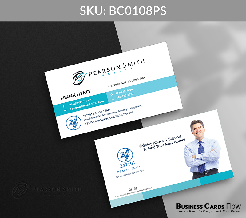 Business Cards Flow Pearson Smith Business Cards BC0108PS Style 12 - Choose from premium paper stocks, shapes and sizes. Custom cards, made your way. Shop Now! Custom premium business cards ship free. Pearson Smith Business Cards - BC0108PS Realtors Business Cards Flow for Pearson Smith