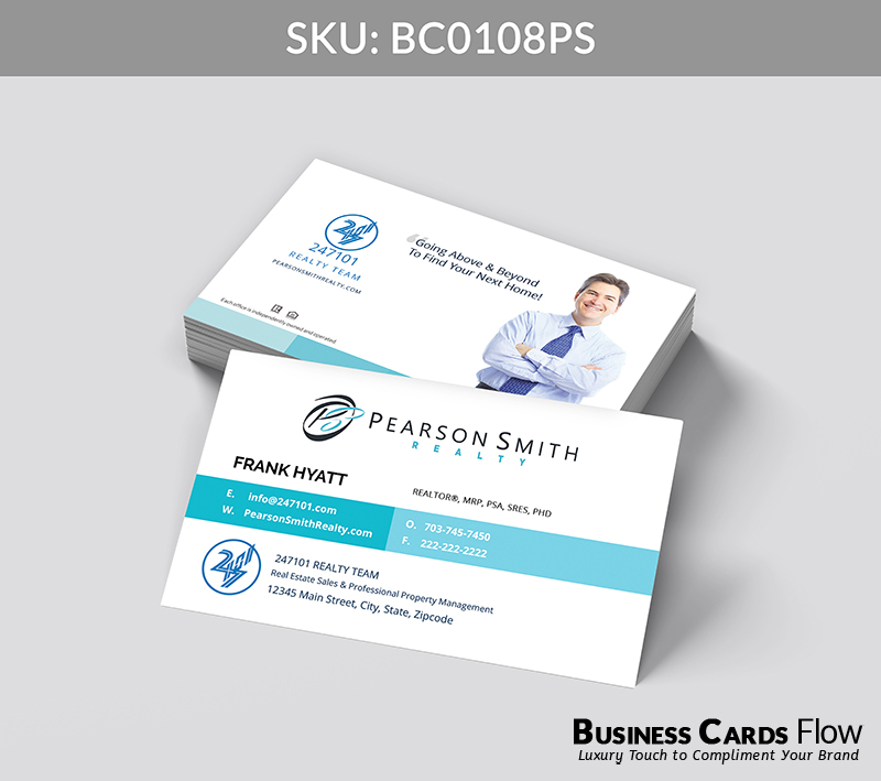 Business Cards Flow Pearson Smith Business Cards BC0108PS Style 24 - Choose from premium paper stocks, shapes and sizes. Custom cards, made your way. Shop Now! Custom premium business cards ship free. Pearson Smith Business Cards - BC0108PS Realtors Business Cards Flow for Pearson Smith
