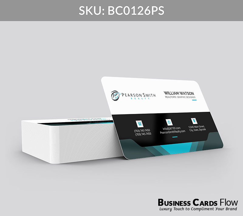 Business Cards Flow Pearson Smith Business Cards BC0126PS Style 2 - Choose from premium paper stocks, shapes and sizes. Custom cards, made your way. Shop Now! Custom premium business cards ship free. Pearson Smith Business Cards - BC0126PS Realtors Business Cards Flow for Pearson Smith