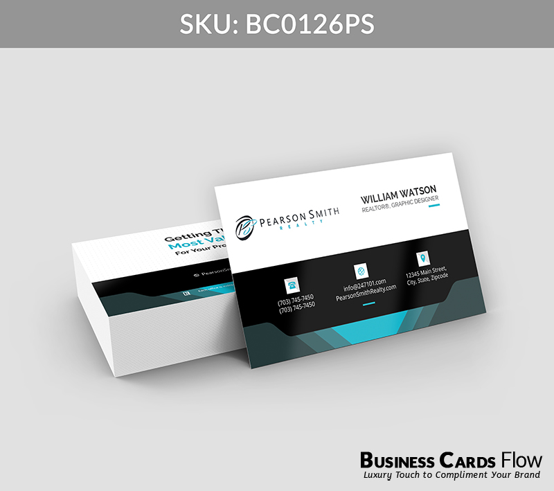 Business Cards Flow Pearson Smith Business Cards BC0126PS Style 21 - Choose from premium paper stocks, shapes and sizes. Custom cards, made your way. Shop Now! Custom premium business cards ship free. Pearson Smith Business Cards - BC0126PS Realtors Business Cards Flow for Pearson Smith