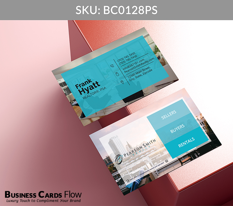 Business Cards Flow Pearson Smith Business Cards BC0128PS Style 5 - Choose from premium paper stocks, shapes and sizes. Custom cards, made your way. Shop Now! Custom premium business cards ship free. Pearson Smith Business Cards - BC0128PS Realtors Business Cards Flow for Pearson Smith