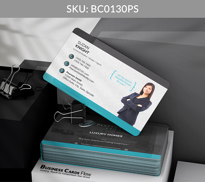 Business Cards Flow Pearson Smith Business Cards BC0130PS Style 8 - Choose from premium paper stocks, shapes and sizes. Custom cards, made your way. Shop Now! Custom premium business cards ship free. Pearson Smith Business Cards - BC0130PS Realtors Business Cards Flow for Pearson Smith