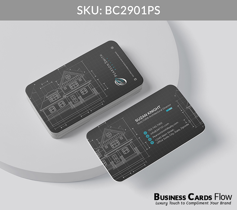 Business Cards Flow Pearson Smith Business Cards BC2901PS Style 20 - Choose from premium paper stocks, shapes and sizes. Custom cards, made your way. Shop Now! Custom premium business cards ship free. Pearson Smith Business Cards - BC2901PS Realtors Business Cards Flow for Pearson Smith
