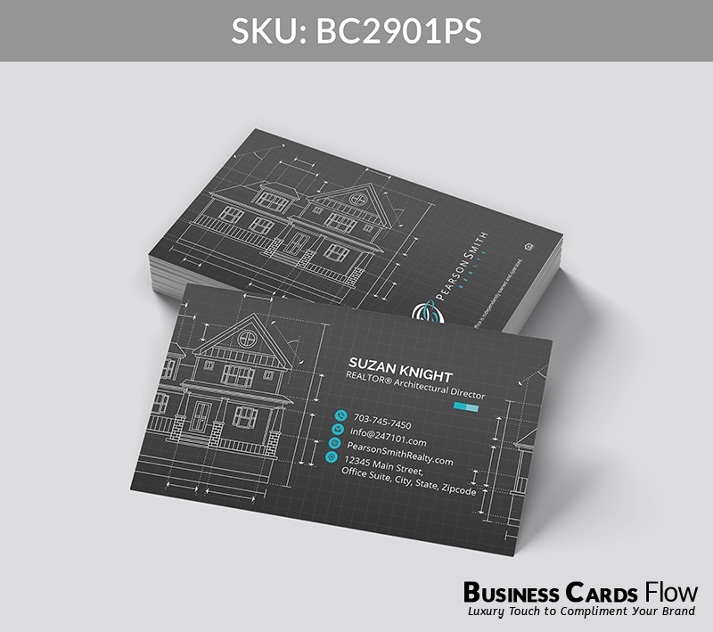 Business Cards Flow Pearson Smith Business Cards BC2901PS Style 24 - Choose from premium paper stocks, shapes and sizes. Custom cards, made your way. Shop Now! Custom premium business cards ship free. Pearson Smith Business Cards - BC2901PS Realtors Business Cards Flow for Pearson Smith