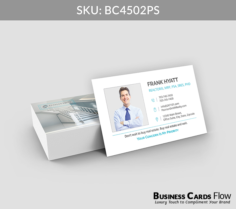 Business Cards Flow Pearson Smith Business Cards BC4502PS Style 21 - Choose from premium paper stocks, shapes and sizes. Custom cards, made your way. Shop Now! Custom premium business cards ship free. Pearson Smith Business Cards - BC4502PS Realtors Business Cards Flow for Pearson Smith