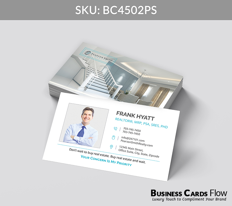 Business Cards Flow Pearson Smith Business Cards BC4502PS Style 24 - Choose from premium paper stocks, shapes and sizes. Custom cards, made your way. Shop Now! Custom premium business cards ship free. Pearson Smith Business Cards - BC4502PS Realtors Business Cards Flow for Pearson Smith