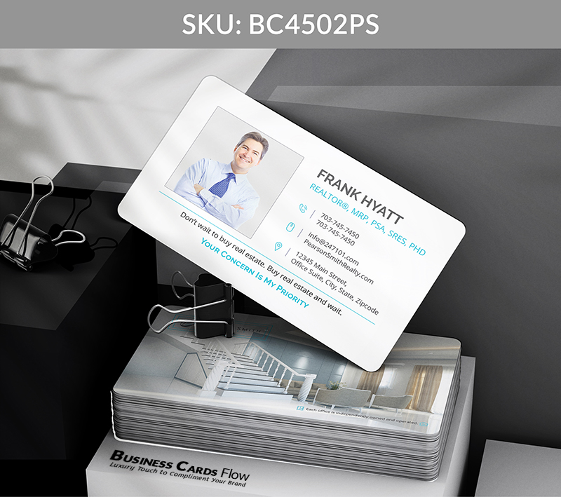 Business Cards Flow Pearson Smith Business Cards BC4502PS Style 8 - Choose from premium paper stocks, shapes and sizes. Custom cards, made your way. Shop Now! Custom premium business cards ship free. Pearson Smith Business Cards - BC4502PS Realtors Business Cards Flow for Pearson Smith