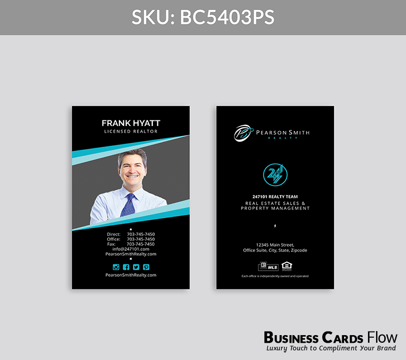 Business Cards Flow Pearson Smith Business Cards BC5403PS Style 28 - Choose from premium paper stocks, shapes and sizes. Custom cards, made your way. Shop Now! Custom premium business cards ship free. Pearson Smith Business Cards - BC5403PS Realtors Business Cards Flow for Pearson Smith
