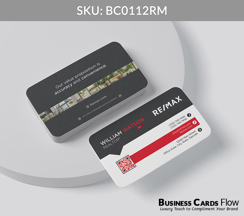Business Cards Flow Remax Business Cards BC0112RM Style 20 - Choose from premium paper stocks, shapes and sizes. Custom cards, made your way. Shop Now! Custom premium business cards ship free. REMAX Business Cards - BC0112RM Realtors Business Cards Flow for REMAX