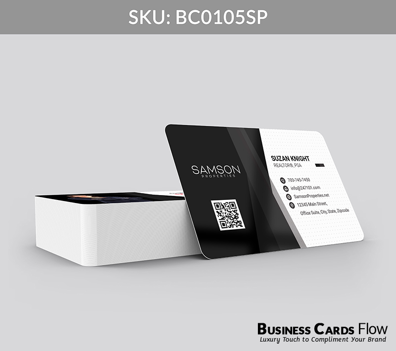 Business Cards Flow Samson Properties Business Cards BC0105SP Style 2 - Choose from premium paper stocks, shapes and sizes. Custom cards, made your way. Shop Now! Custom premium business cards ship free. Samson Properties Business Cards - BC0105SP Realtors Business Cards Flow for Samson Properties