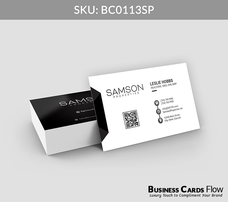 Business Cards Flow Samson Properties Business Cards BC0113SP Style 21 - Choose from premium paper stocks, shapes and sizes. Custom cards, made your way. Shop Now! Custom premium business cards ship free. Samson Properties Business Cards - BC0113SP Realtors Business Cards Flow for Samson Properties