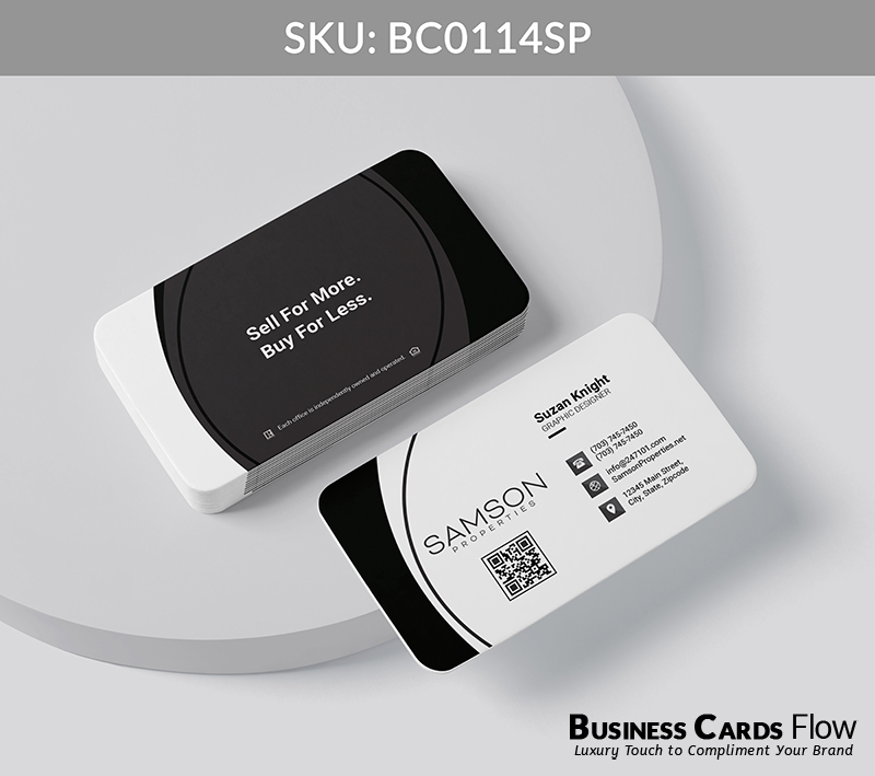 Business Cards Flow Samson Properties Business Cards BC0114SP Style 20 - Choose from premium paper stocks, shapes and sizes. Custom cards, made your way. Shop Now! Custom premium business cards ship free. Samson Properties Business Cards - BC0114SP Realtors Business Cards Flow for Samson Properties