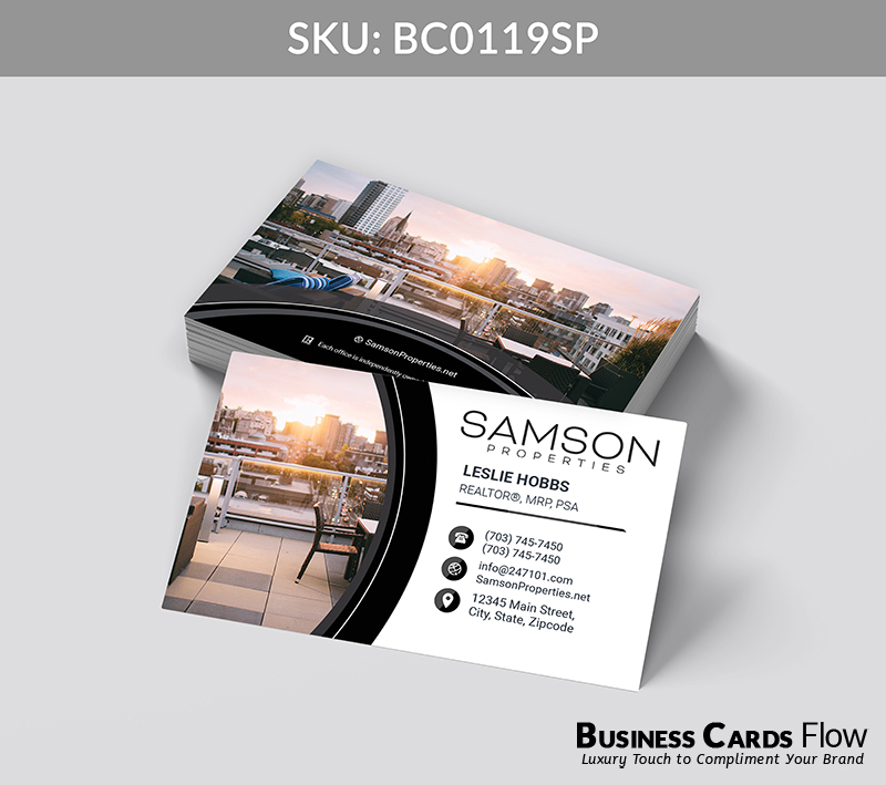 Business Cards Flow Samson Properties Business Cards BC0119SP Style 24 - Choose from premium paper stocks, shapes and sizes. Custom cards, made your way. Shop Now! Custom premium business cards ship free. Samson Properties Business Cards - BC0119SP Realtors Business Cards Flow for Samson Properties