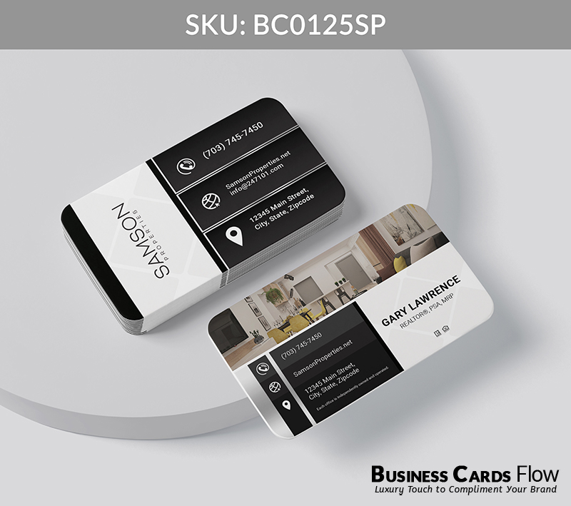 Realtors Business Cards Flow for Samson Properties