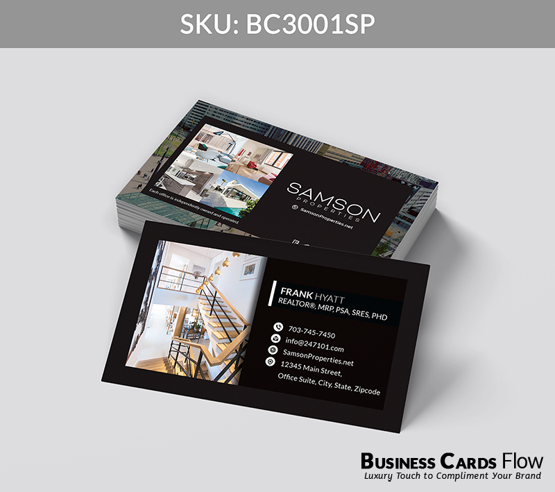 Business Cards Flow Samson Properties Business Cards BC3001SP Style 24 - Choose from premium paper stocks, shapes and sizes. Custom cards, made your way. Shop Now! Custom premium business cards ship free. Samson Properties Business Cards - BC3001SP Realtors Business Cards Flow for Samson Properties
