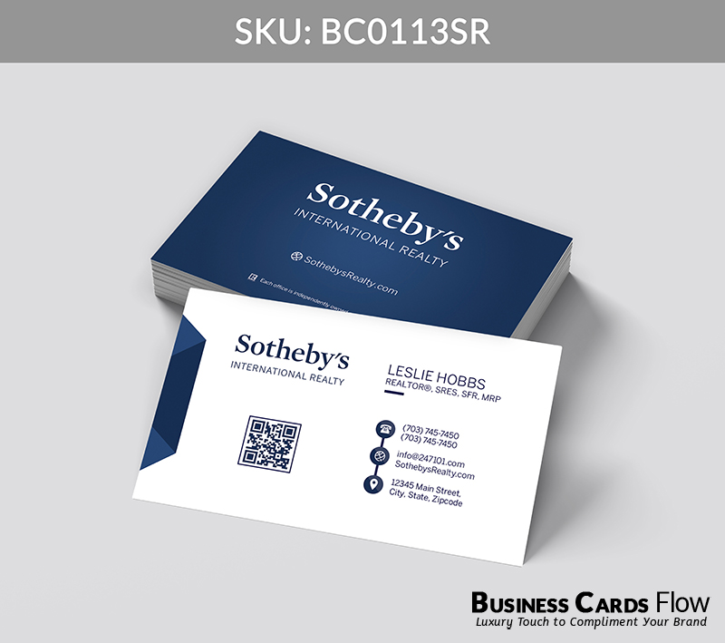 Business Cards Flow Sotheby Realty Business Cards BC0113SR Style 24 - Choose from premium paper stocks, shapes and sizes. Custom cards, made your way. Shop Now! Custom premium business cards ship free. Sotheby’s International Realty Business Cards - BC0113SR Realtors Business Cards Flow for Sotheby's Realty