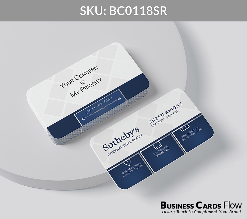 Business Cards Flow Sotheby Realty Business Cards BC0118SR Style 20 - Choose from premium paper stocks, shapes and sizes. Custom cards, made your way. Shop Now! Custom premium business cards ship free. Sotheby’s International Realty Business Cards - BC0118SR Realtors Business Cards Flow for Sotheby's Realty