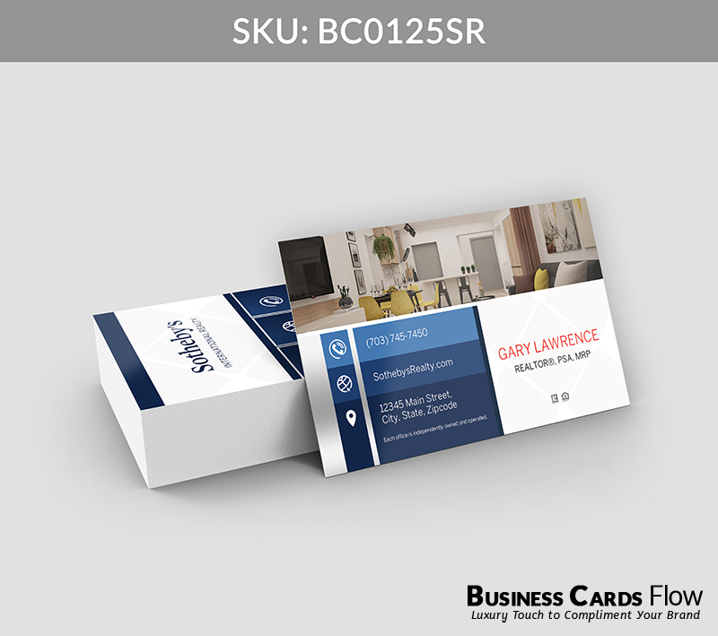 Business Cards Flow Sotheby Realty Business Cards BC0125SR Style 21 - Choose from premium paper stocks, shapes and sizes. Custom cards, made your way. Shop Now! Custom premium business cards ship free. Sotheby’s International Realty Business Cards - BC0125SR Realtors Business Cards Flow for Sotheby's Realty