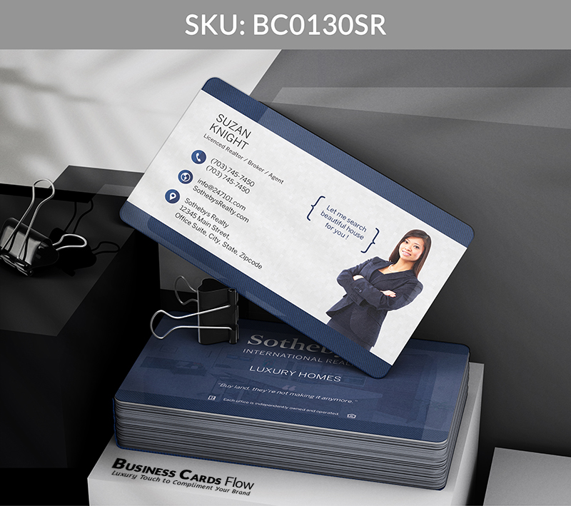 Business Cards Flow Sotheby Realty Business Cards BC0130SR Style 8 - Choose from premium paper stocks, shapes and sizes. Custom cards, made your way. Shop Now! Custom premium business cards ship free. Sotheby’s International Realty Business Cards - BC0130SR Realtors Business Cards Flow for Sotheby's Realty