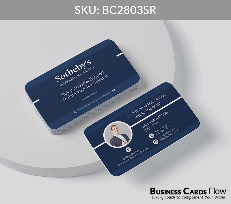 Realtors Business Cards Flow for Sotheby's Realty