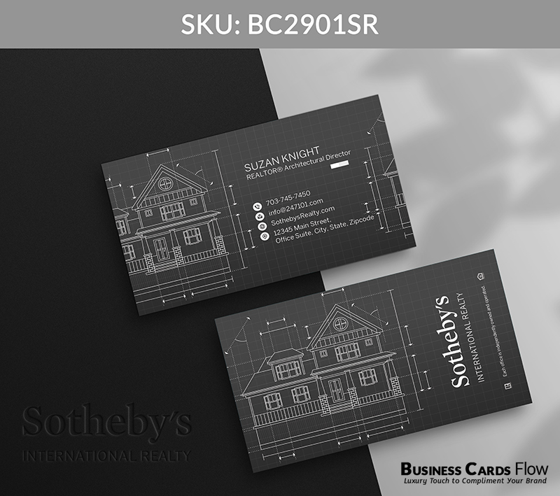 Business Cards Flow Sotheby Realty Business Cards BC2901SR Style 12 - Choose from premium paper stocks, shapes and sizes. Custom cards, made your way. Shop Now! Custom premium business cards ship free. Sotheby’s International Realty Business Cards - BC2901SR Realtors Business Cards Flow for Sotheby's Realty