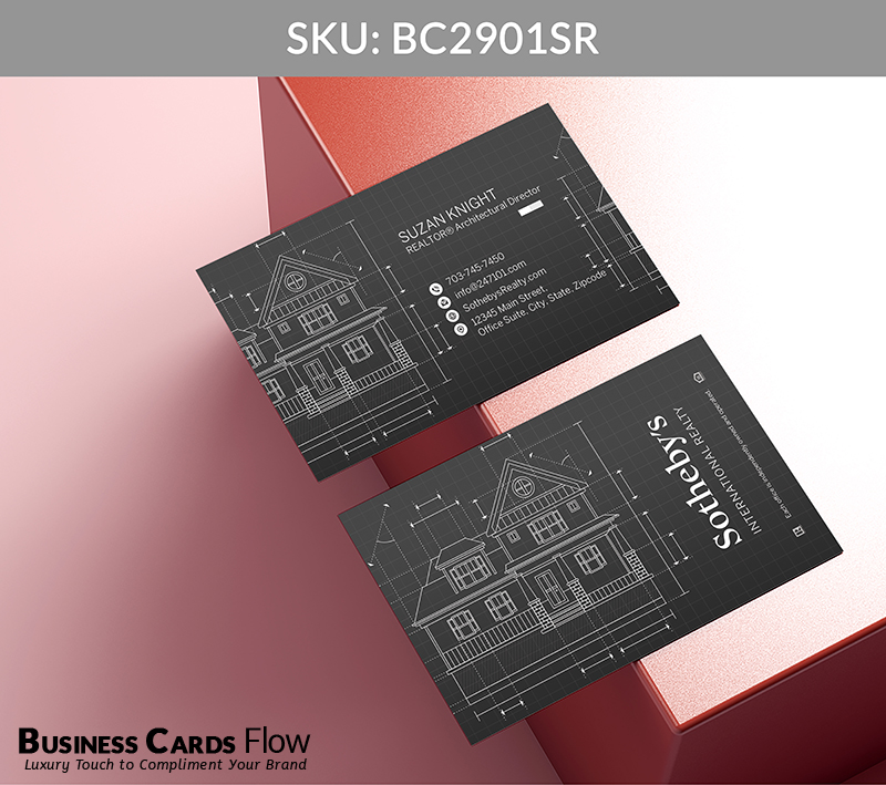Business Cards Flow Sotheby Realty Business Cards BC2901SR Style 5 - Choose from premium paper stocks, shapes and sizes. Custom cards, made your way. Shop Now! Custom premium business cards ship free. Sotheby’s International Realty Business Cards - BC2901SR Realtors Business Cards Flow for Sotheby's Realty