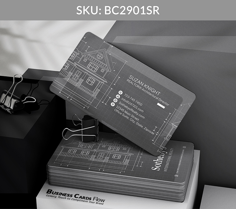 Business Cards Flow Sotheby Realty Business Cards BC2901SR Style 8 - Choose from premium paper stocks, shapes and sizes. Custom cards, made your way. Shop Now! Custom premium business cards ship free. Sotheby’s International Realty Business Cards - BC2901SR Realtors Business Cards Flow for Sotheby's Realty