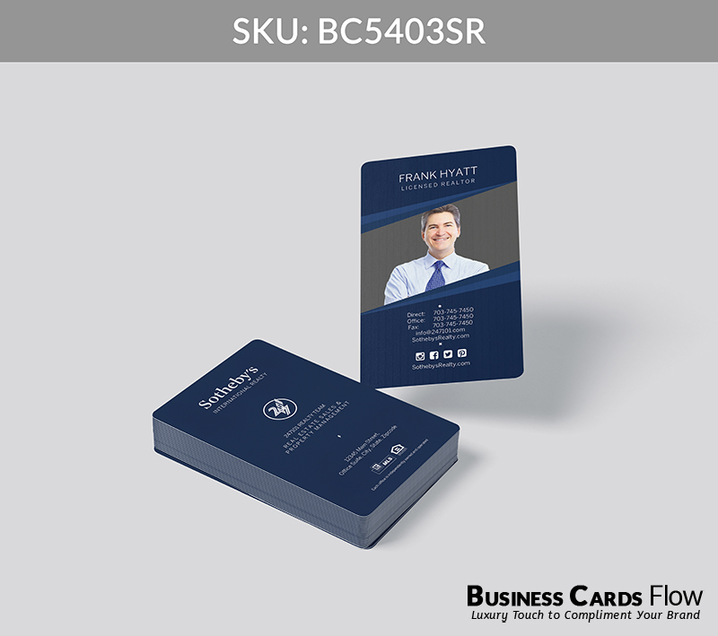 Business Cards Flow Sotheby Realty Business Cards BC5403SR Style 26 - Choose from premium paper stocks, shapes and sizes. Custom cards, made your way. Shop Now! Custom premium business cards ship free. Sotheby’s International Realty Business Cards - BC5403SR Realtors Business Cards Flow for Sotheby's Realty