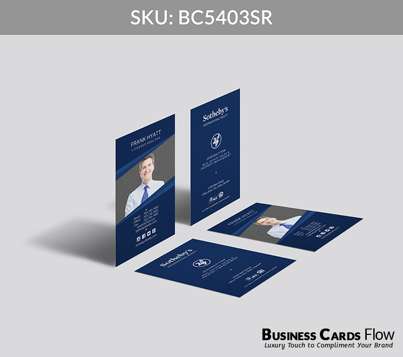 Business Cards Flow Sotheby Realty Business Cards BC5403SR Style 29 - Choose from premium paper stocks, shapes and sizes. Custom cards, made your way. Shop Now! Custom premium business cards ship free. Sotheby’s International Realty Business Cards - BC5403SR Realtors Business Cards Flow for Sotheby's Realty