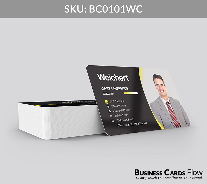 Business Cards Flow Weichert Business Cards BC0101WC Style 2 - Choose from premium paper stocks, shapes and sizes. Custom cards, made your way. Shop Now! Custom premium business cards ship free. Weichert Business Cards - BC0101WC Realtors Business Cards Flow for Weichert