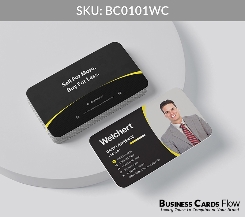 Business Cards Flow Weichert Business Cards BC0101WC Style 20 - Choose from premium paper stocks, shapes and sizes. Custom cards, made your way. Shop Now! Custom premium business cards ship free. Weichert Business Cards - BC0101WC Realtors Business Cards Flow for Weichert