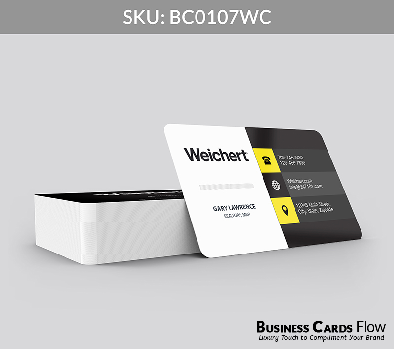 Business Cards Flow Weichert Business Cards BC0107WC Style 2 - Choose from premium paper stocks, shapes and sizes. Custom cards, made your way. Shop Now! Custom premium business cards ship free. Weichert Business Cards - BC0107WC Realtors Business Cards Flow for Weichert