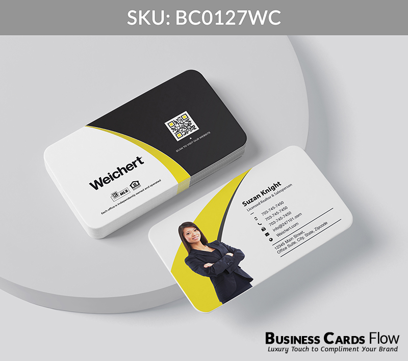 Business Cards Flow Weichert Business Cards BC0127WC Style 20 - Choose from premium paper stocks, shapes and sizes. Custom cards, made your way. Shop Now! Custom premium business cards ship free. Weichert Business Cards - BC0127WC Realtors Business Cards Flow for Weichert