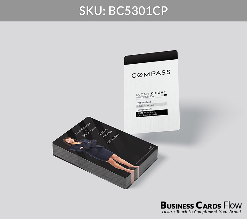 Realtors Business Cards Flow for Compass