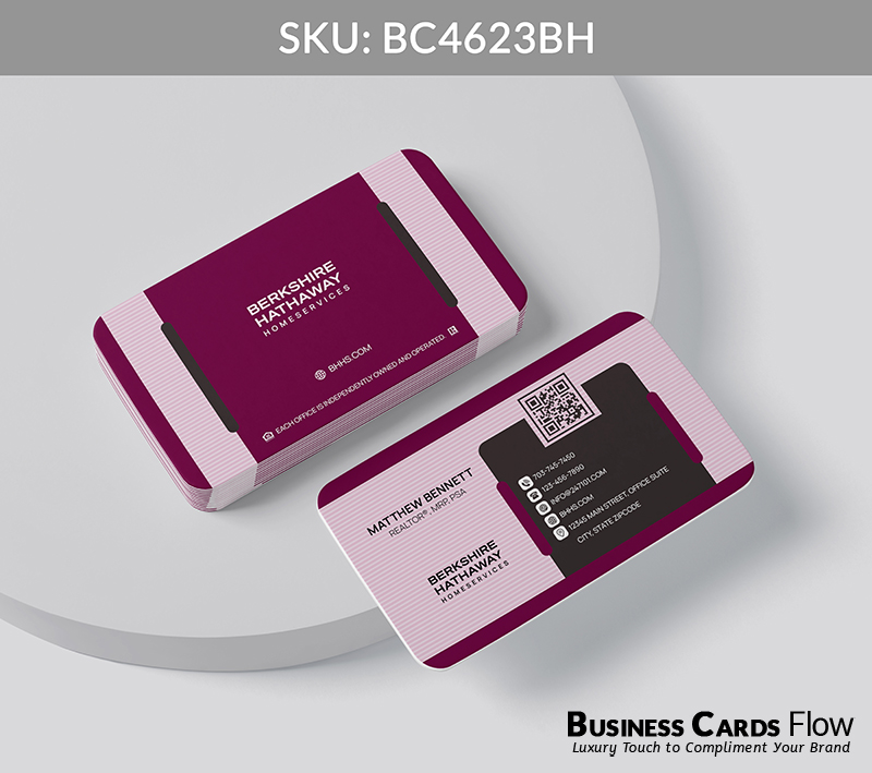 Business Cards Flow Berkshire Hathaway Business Cards BC4623BH Style 20 - Business Cards Flow - Choose from premium paper stocks, shapes and sizes. Custom cards, made your way. Shop Now! Custom premium business cards ship free.