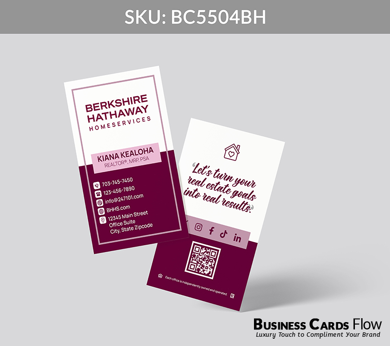 Business Cards Flow Berkshire Hathaway Business Cards BC5504BH Style 30 - Business Cards Flow - Choose from premium paper stocks, shapes and sizes. Custom cards, made your way. Shop Now! Custom premium business cards ship free.