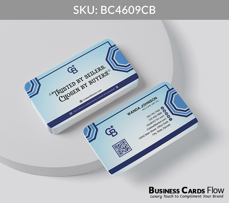 Business Cards Flow Coldwell Banker Business Cards BC4609CB Style 20 - Business Cards Flow - Choose from premium paper stocks, shapes and sizes. Custom cards, made your way. Shop Now! Custom premium business cards ship free.