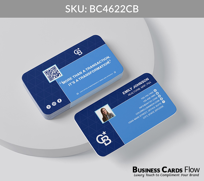 Business Cards Flow Coldwell Banker Business Cards BC4622CB Style 20 - Business Cards Flow - Choose from premium paper stocks, shapes and sizes. Custom cards, made your way. Shop Now! Custom premium business cards ship free.
