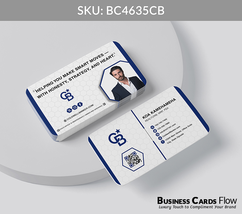 Business Cards Flow Coldwell Banker Business Cards BC4635CB Style 20 - Business Cards Flow - Choose from premium paper stocks, shapes and sizes. Custom cards, made your way. Shop Now! Custom premium business cards ship free.
