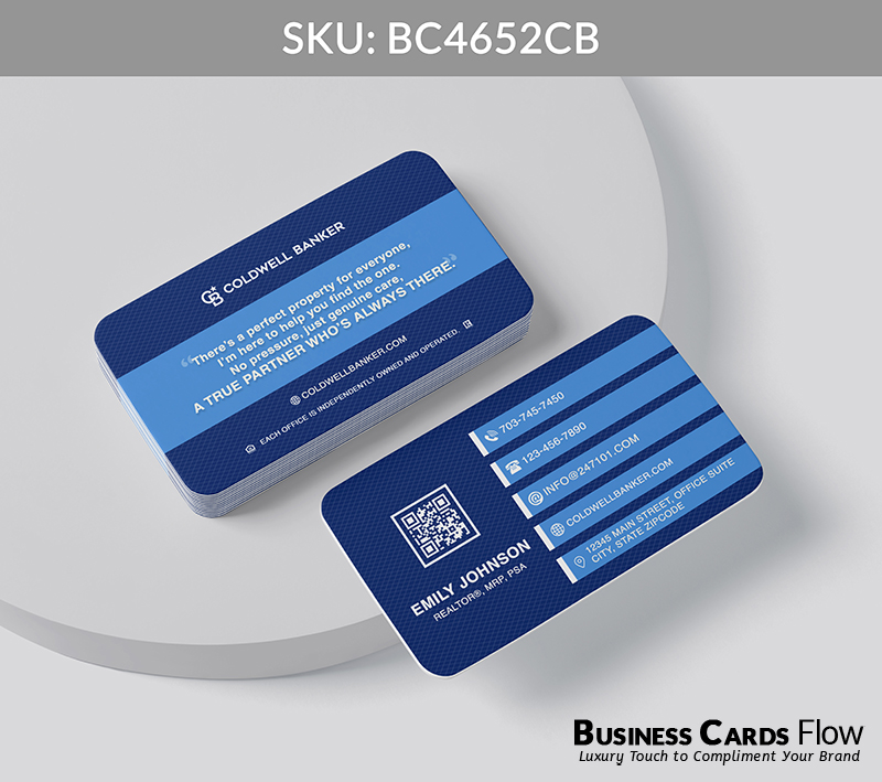 Business Cards Flow Coldwell Banker Business Cards BC4652CB Style 20 - Business Cards Flow - Choose from premium paper stocks, shapes and sizes. Custom cards, made your way. Shop Now! Custom premium business cards ship free.