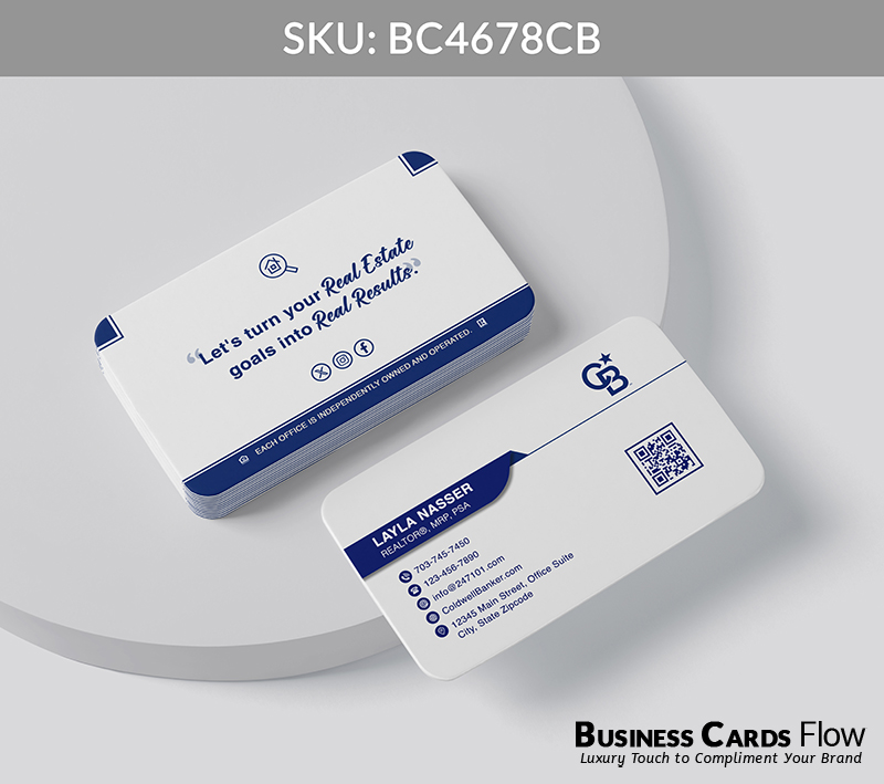 Business Cards Flow Coldwell Banker Business Cards BC4678CB Style 20 - Business Cards Flow - Choose from premium paper stocks, shapes and sizes. Custom cards, made your way. Shop Now! Custom premium business cards ship free.