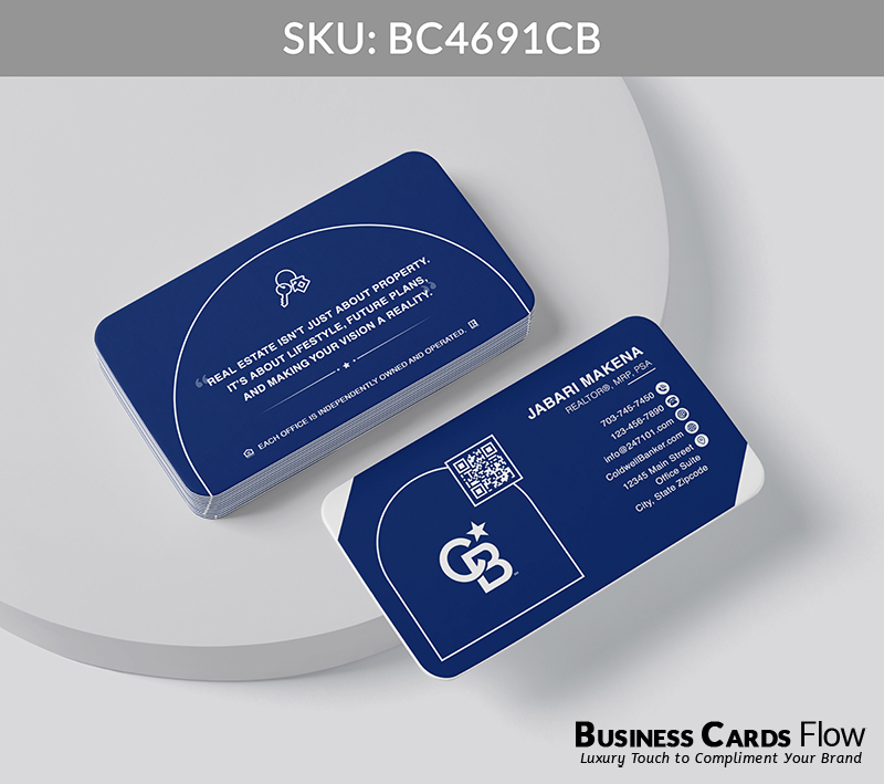 Business Cards Flow Coldwell Banker Business Cards BC4691CB Style 20 - Business Cards Flow - Choose from premium paper stocks, shapes and sizes. Custom cards, made your way. Shop Now! Custom premium business cards ship free.