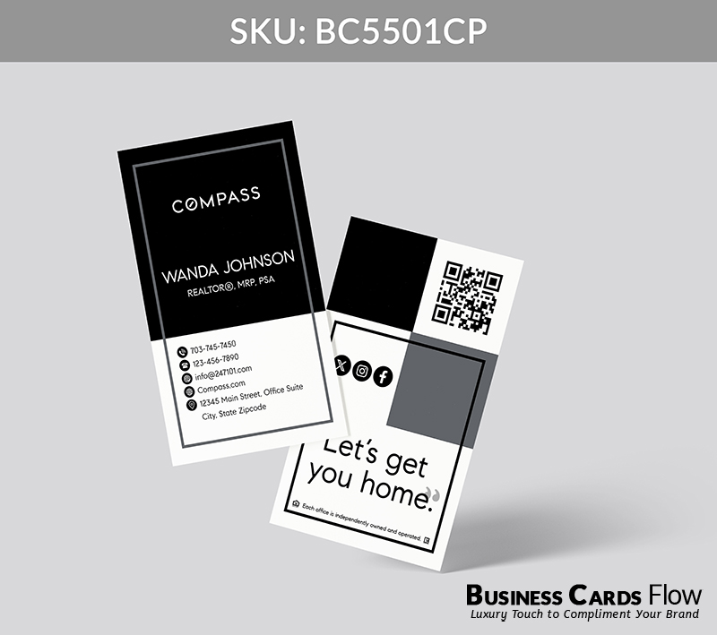 Business Cards Flow Compass Business Cards BC5501CP Style 30 - Business Cards Flow - Choose from premium paper stocks, shapes and sizes. Custom cards, made your way. Shop Now! Custom premium business cards ship free.