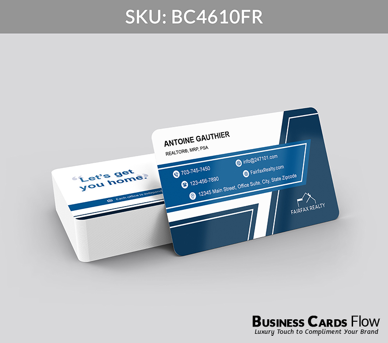 Business Cards Flow Fairfax Realty Business Cards BC4610FR Style 23 - Choose from premium paper stocks, shapes and sizes. Custom cards, made your way. Shop Now! Custom premium business cards ship free. Business Cards Flow Fairfax Realty Business Cards BC4610FR Style 23 - Business Cards Flow - Choose from premium paper stocks, shapes and sizes. Custom cards, made your way. Shop Now! Custom premium business cards ship free.