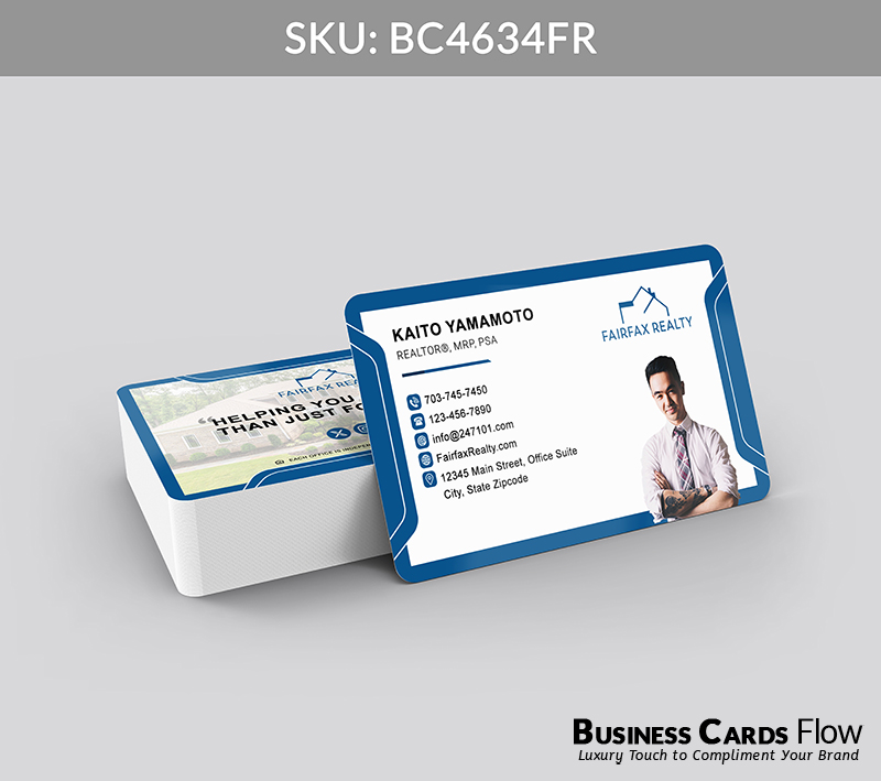 Business Cards Flow Fairfax Realty Business Cards BC4634FR Style 23 - Choose from premium paper stocks, shapes and sizes. Custom cards, made your way. Shop Now! Custom premium business cards ship free. Business Cards Flow Fairfax Realty Business Cards BC4634FR Style 23 - Business Cards Flow - Choose from premium paper stocks, shapes and sizes. Custom cards, made your way. Shop Now! Custom premium business cards ship free.