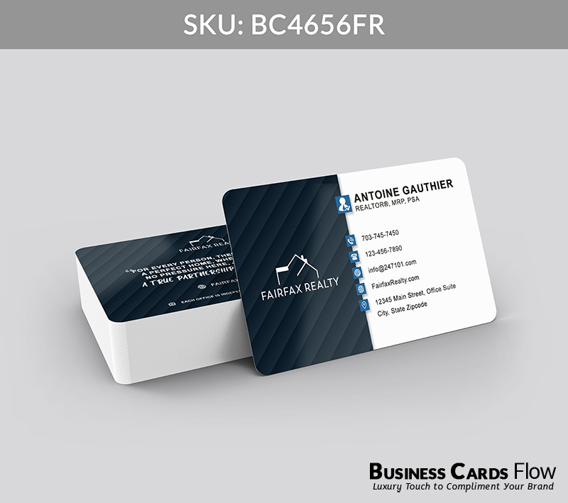 Business Cards Flow Fairfax Realty Business Cards BC4656FR Style 23 - Choose from premium paper stocks, shapes and sizes. Custom cards, made your way. Shop Now! Custom premium business cards ship free. Business Cards Flow Fairfax Realty Business Cards BC4656FR Style 23 - Business Cards Flow - Choose from premium paper stocks, shapes and sizes. Custom cards, made your way. Shop Now! Custom premium business cards ship free.