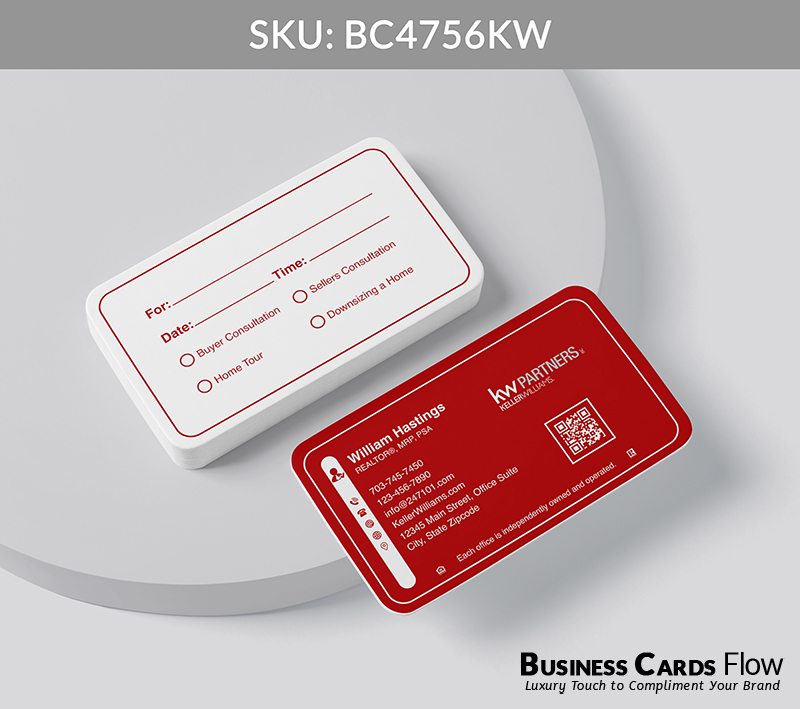 Business Cards Flow Keller Williams Business Cards BC4756KW Style 20 - Business Cards Flow - Choose from premium paper stocks, shapes and sizes. Custom cards, made your way. Shop Now! Custom premium business cards ship free.