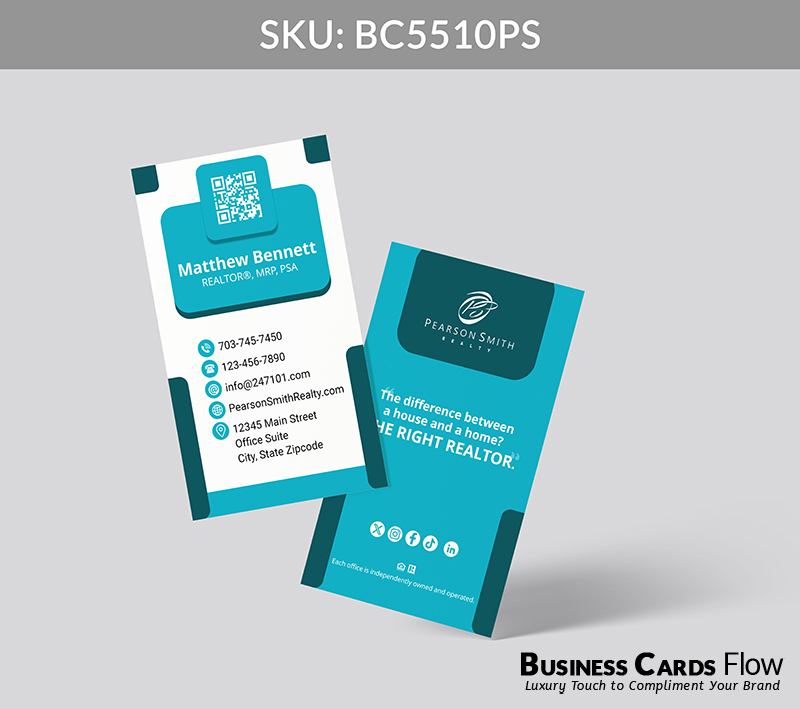 Business Cards Flow Pearson Smith Business Cards BC5510PS Style 30 - Business Cards Flow - Choose from premium paper stocks, shapes and sizes. Custom cards, made your way. Shop Now! Custom premium business cards ship free.