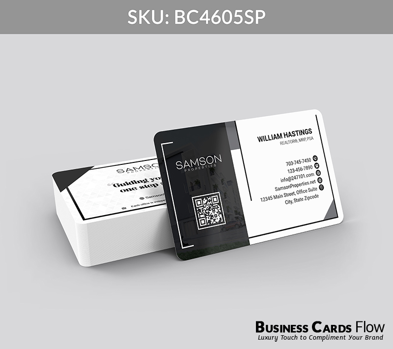 Business Cards Flow Samson Properties Business Cards BC4605SP Style 23 - Choose from premium paper stocks, shapes and sizes. Custom cards, made your way. Shop Now! Custom premium business cards ship free. samson properties business cards - BC4605SP - Style 23