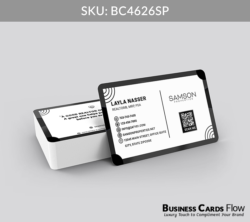 Business Cards Flow Samson Properties Business Cards BC4626SP Style 23 - Choose from premium paper stocks, shapes and sizes. Custom cards, made your way. Shop Now! Custom premium business cards ship free. samson properties business cards - BC4626SP - Style 23